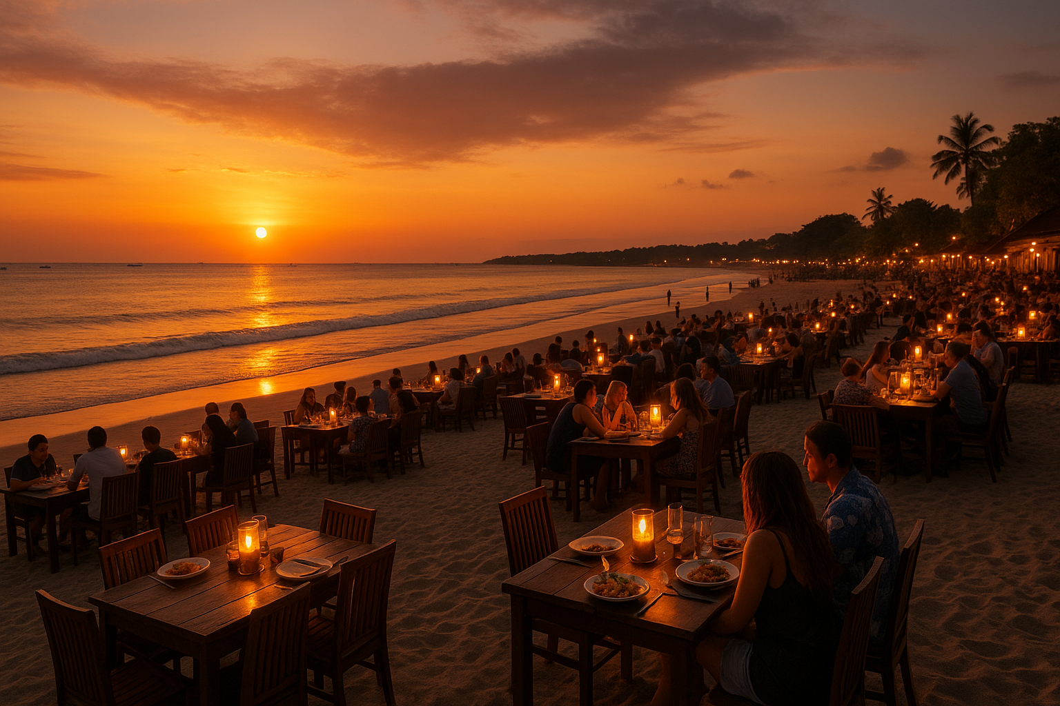Jimbaran Nightlife: Sunset, Seafood, and Serenity by the Sea