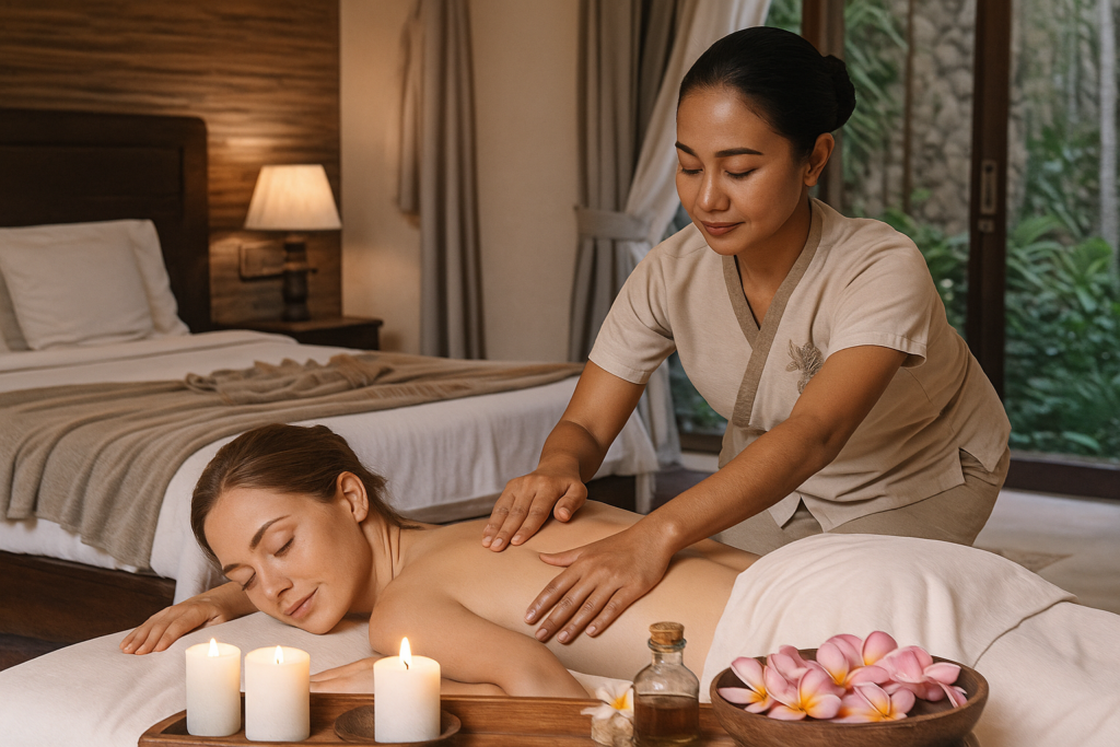 Experience the power of aromatherapy with our fragrant essential oil massage - the perfect way